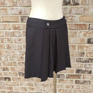 NWT Portmans Pleated Mini Skirt Black Size 10